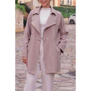 🧸  เบลเซอร์ตัวยาวสไตล์เกาหลี พร้อมส่ง!! ทรงแฟชั่น ใส่ทำงาน ใ…