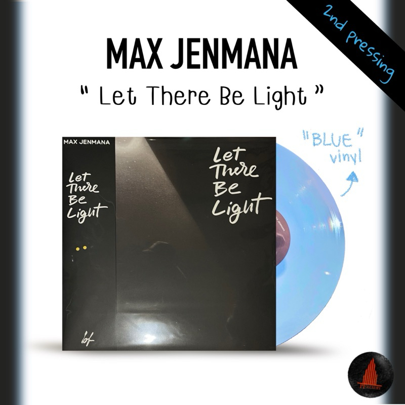 แผ่นเสียง Max Jenmana สีฟ้า Limited 30 copies