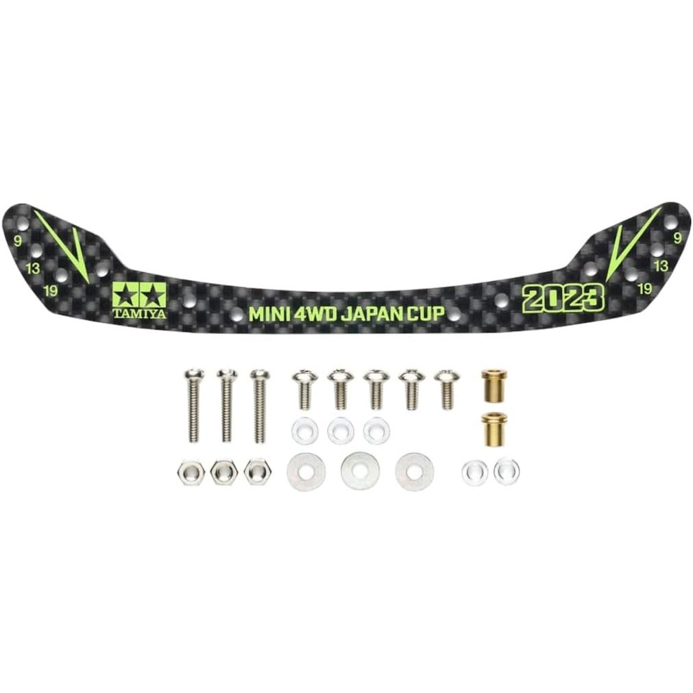 ฟลูลี่คาบอน 2023 Tamiya 95157 HG Carbon Front Stay (0.06 inch (1.5 mm) Full Cowl Mini 4WD Type J-CUP