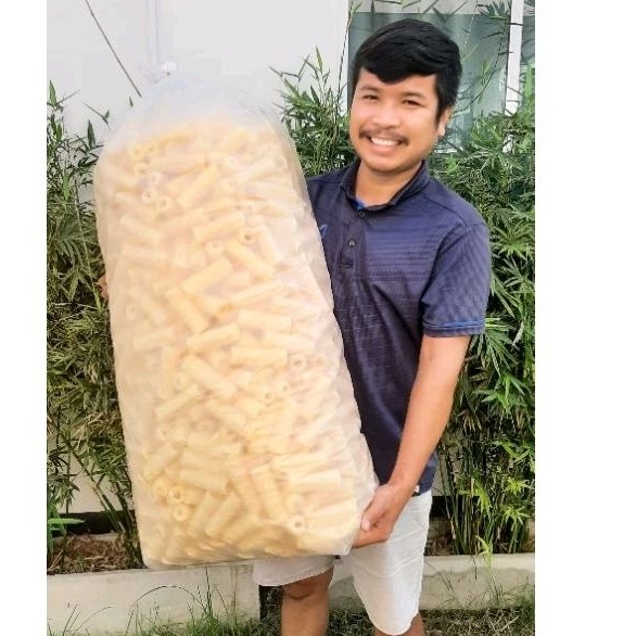 ขนมข้าวโพดอบกรอบรสนม น้ำหนัก 1,400 กรัม