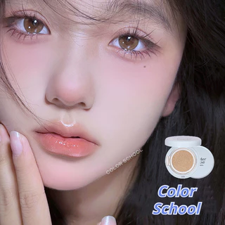 คุชชั่นมัธยม Color School Cushion cc cream รุ่นหน้าฉ่ำ ติดทน ให้ความชุ่มชื้น ป้องกันเหงื่อ ปกปิด คุมมัน กันน้ำ