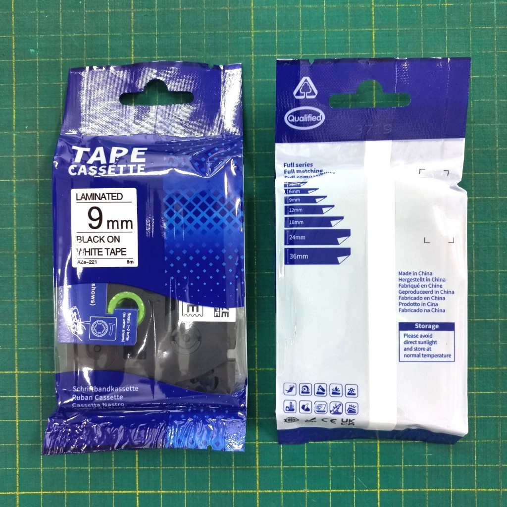 ออกใบกำกับได้  เทปเทียบเท่า สติ๊กเกอร์ BROTHER TZE-221 TZE621 tze-231 tze631 TZE231 tze261 TZE221