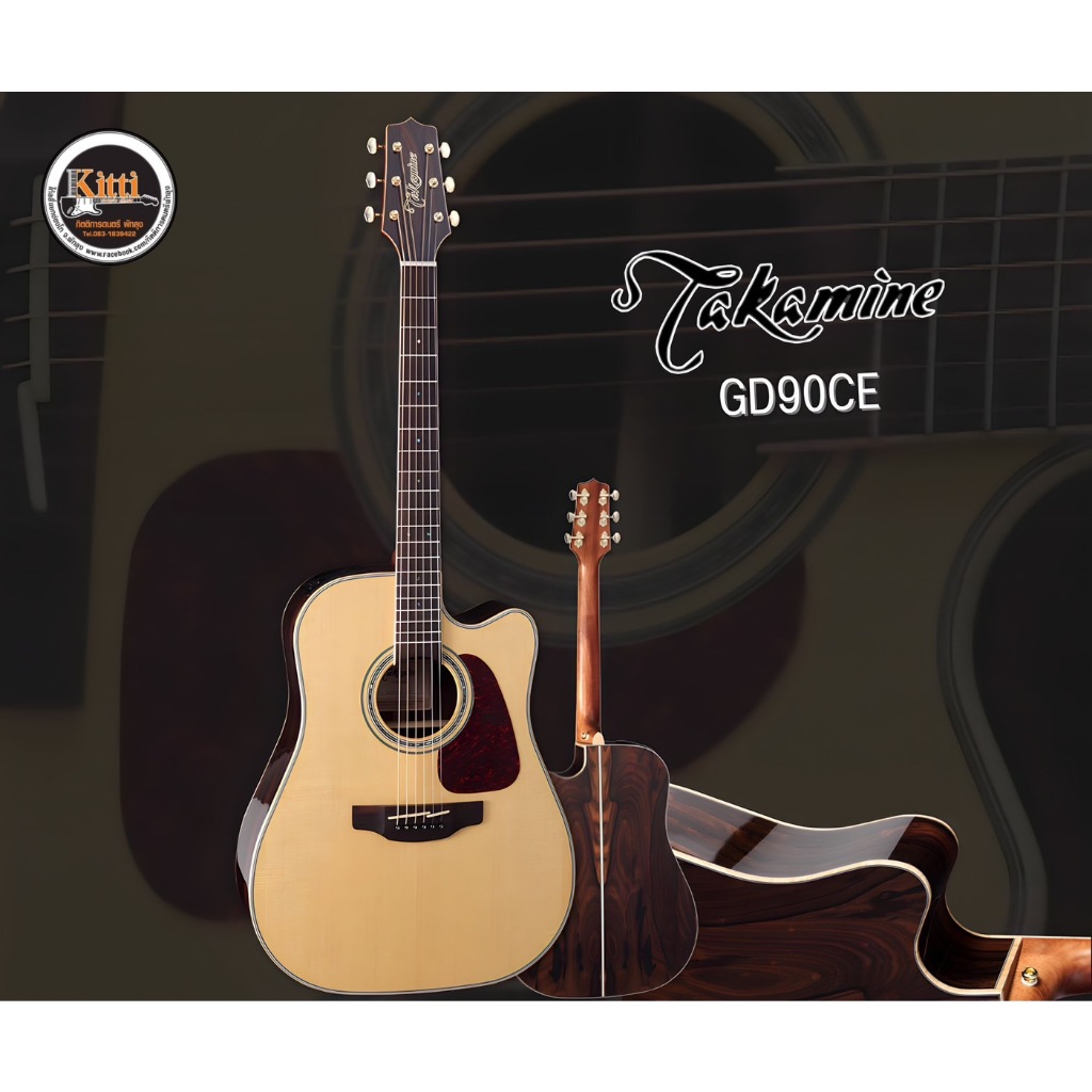 Takamine GD90CE-ZC กีตาร์โปร่งไฟฟ้า Acoustic Guitar