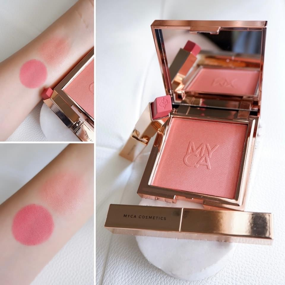 แพ็กคู่ MYCA(ไมก้า) ลิปสติก LURE LUXE+บลัชออน CHEEKNATURE