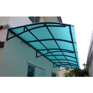 แผ่นโพลีคาร์บอเนต หนา 6มิล (120cm*120cm) มีสีให้เลือกมากมาย กันร้อนuv แผ่นหลังคาใส แผ่นโปร่งแสง