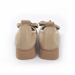 TREND รองเท้าหนังแท้/รองเท้าทำงาน ส้น 2.8 CM. รุ่น FEZ สี OVALTINE | รองเท้าคัทชูผู้หญิง
