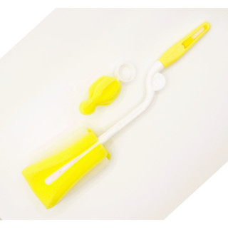 แปรงฟองน้ำล้างแจกัน ด้ามยาว ใช้กับแจกันขนาดใหญ่ได้ แถมแปรงฟอ…