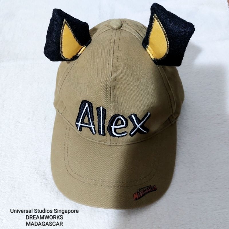 หมวกแก็ป universal studios singapore dreamworks madagascar แท้100% สีกากีแนวซาฟารีค่ะ