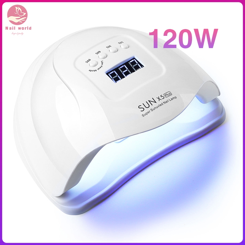 Nail.World 120W เครื่องอบเล็บเจล Led ของแท้ เครื่องอบเล็บ Sunuv X5plus อุปกรณ์ทำเล็บ เครื่องอบ แห้งไว10วินาที คุณภาพสูง