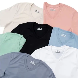 SENDAI เสื้อยืด เสื้อคอวี UNISEX ไม่ย้วย ยับยาก ไม่ต้องรีด