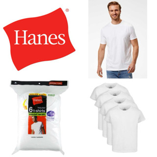 Hanes เสื้อยืดคอกลม แขนสั้น ผ้าบาง ของแท้ นำเข้าจากอเมริกา (…