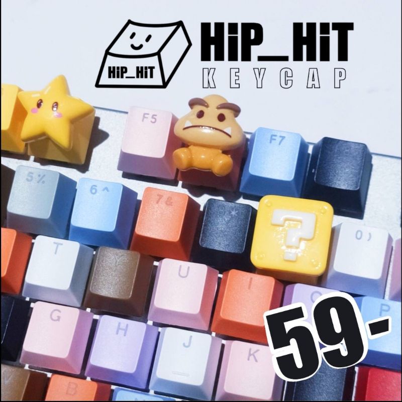 KEYCAP คีย์แคป ชุด ปุ่มกด มาริโอ้ น่ารักๆ เริ่มต้น 59บาท
