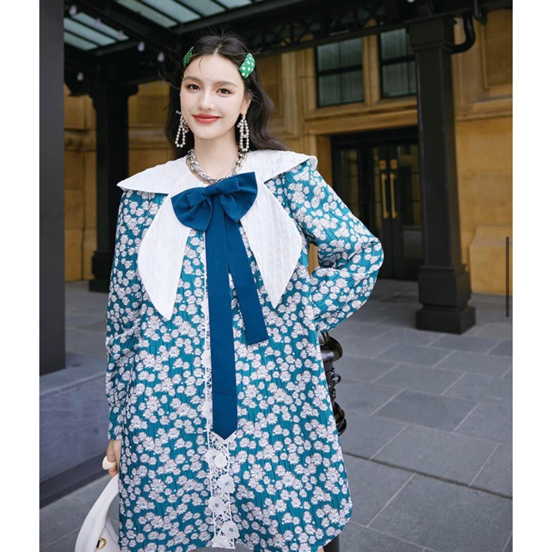 Gress flower dress เดรสเกาหลีเกาใจ 🇰🇷