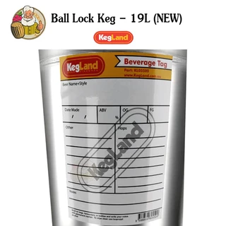 [Kegland] ถังเก็บเครื่องดื่มแสตนเลส Beer Keg แบบ Ball Lock (ใหม่) ขนาด 9.5, 19 ลิตร