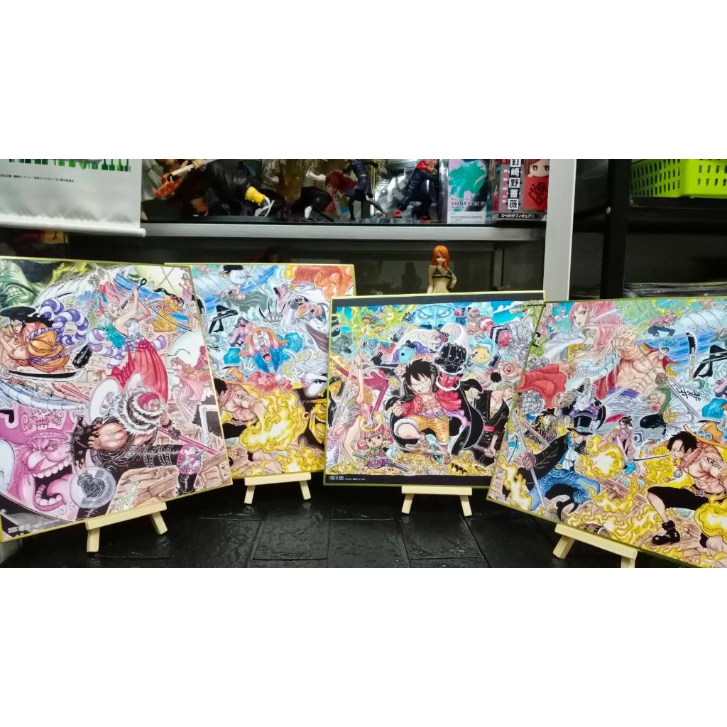 One Piece Ichiban Kuji WT100 Memorial Eiichiro Oda Draws 100 Great Pirates ไม่มีตำหนิ,มีตำหนิ แถมขาต