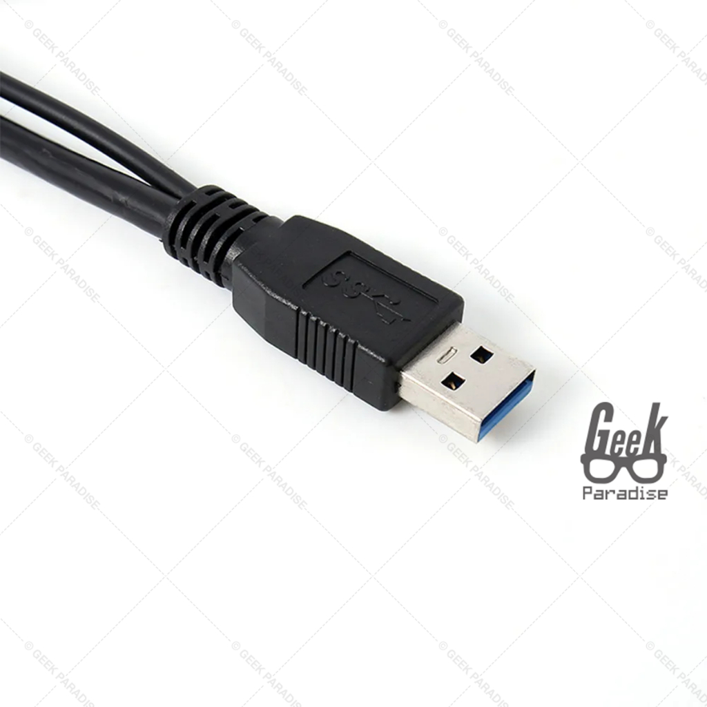 สายต่อ External Harddisk AM-MICRO B USB 3.0 to USB แบบมีสายต่อไฟเลี้ยง USB3.0 5 Gbps สำหรับ External Harddisk