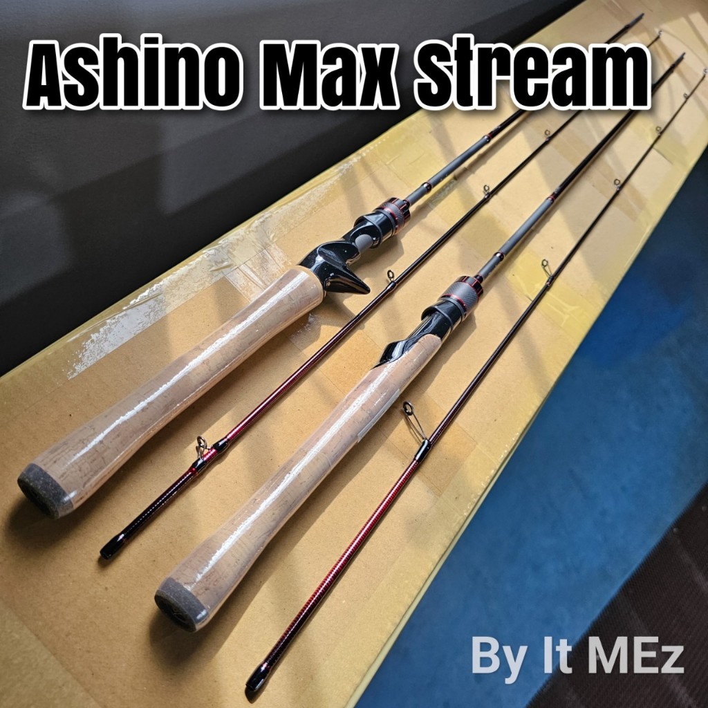 ของแท้ ราคาถูก ❗❗ คันตีเหยื่อปลอม UL Ashino Max Stream เหมาะกับงานปลาเกล็ด สปิ๋ว ช่อน กระพง กระสูบ ตกหมึก ตกกุ้ง ปลาเล็ก