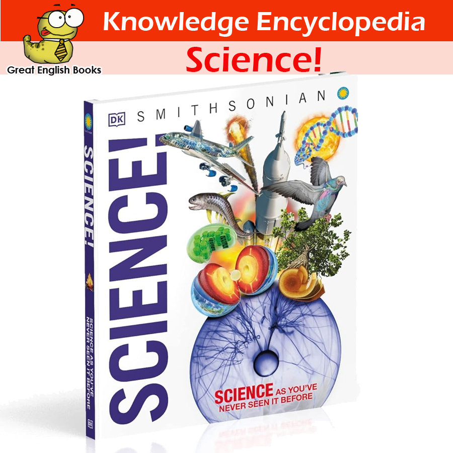 (ใช้โค้ดรับcoinคืน10%ได้) พร้อมส่ง *ลิขสิทธิ์แท้ Original* Knowledge Encyclopedia Science! (DK Knowledge Encyclopedias) Hardcover ปกแข็ง