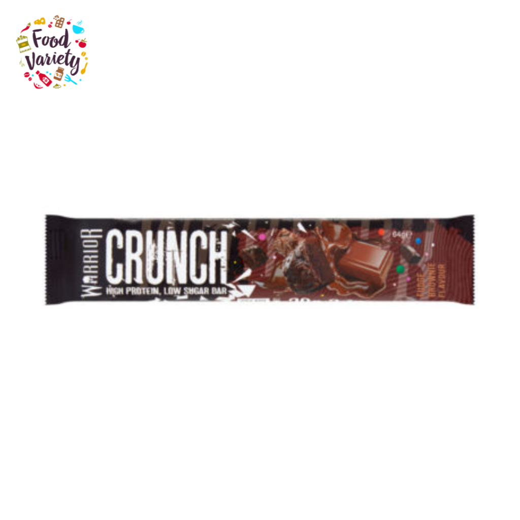 Warrior Crunch High Protein Low Sugar Bar Fudge Brownie Flavour 64g