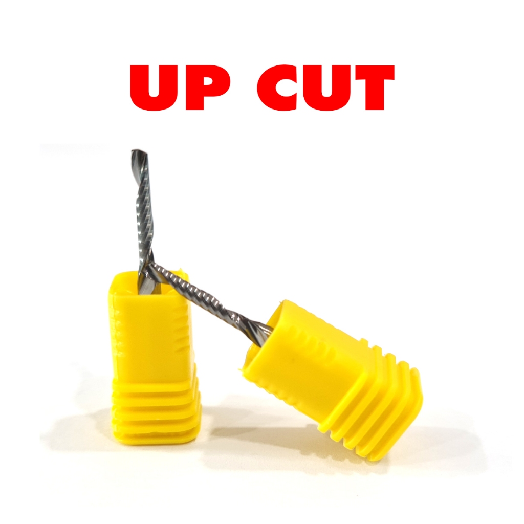ดอกกัด ดอกสว่าน ดอกCNC UP CUT เกลี้ยวหมุนขวา (R) ตัด กัด เจาะรู MDF PVC พาสวูด อะคริลิค ไม้ พร้อมจัดส่งในประเทศไทย