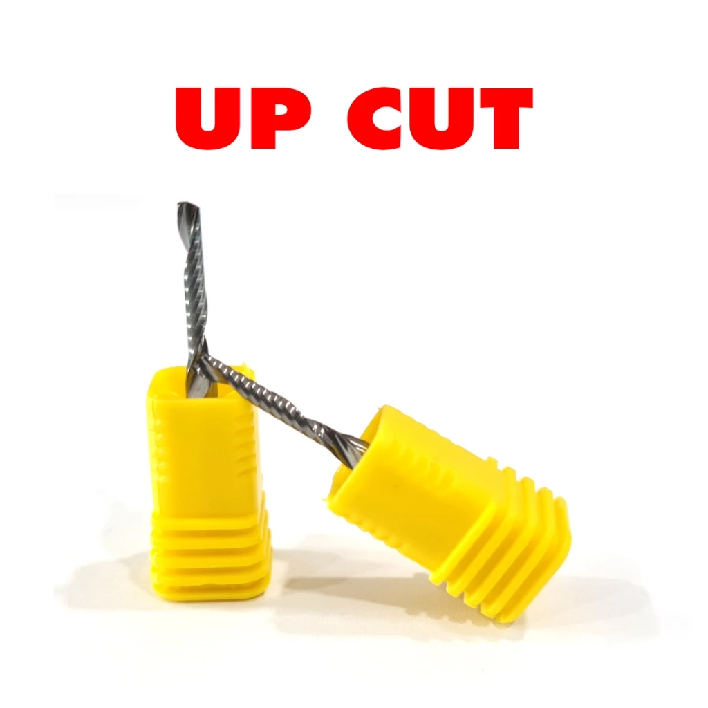 ดอกกัด ดอกสว่าน ดอกCNC UP CUT เกลี้ยวหมุนขวา (R) ตัด กัด เจาะรู MDF PVC พาสวูด อะคริลิค ไม้ พร้อมจัดส่งในประเทศไทย