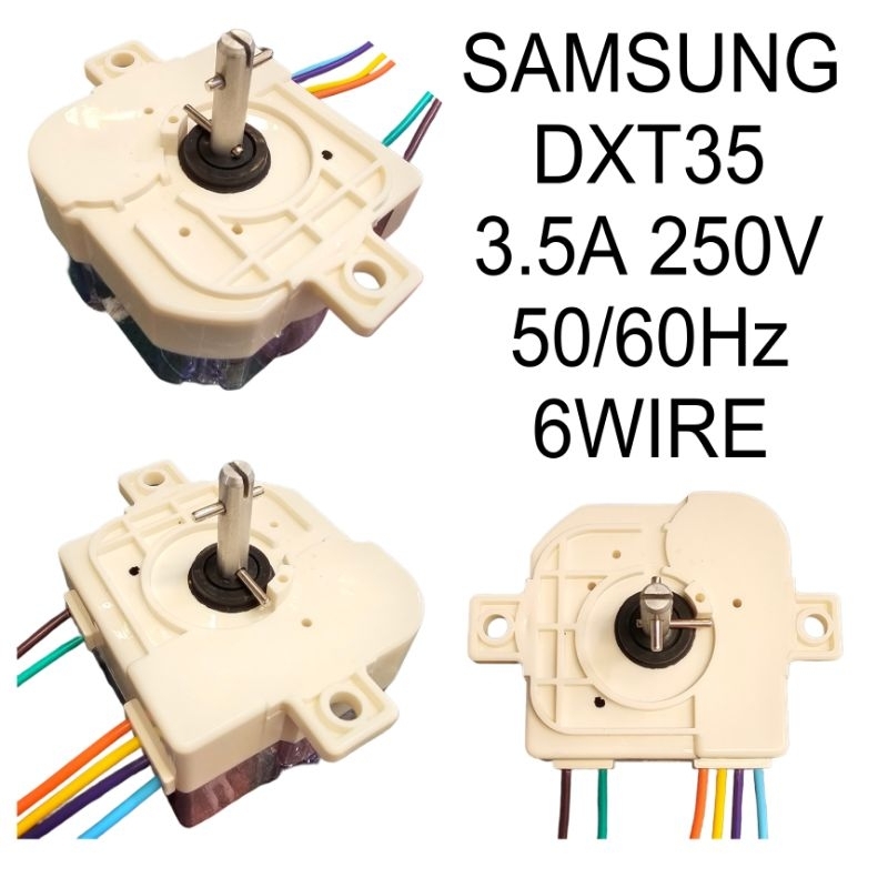 นาฬิกาซักเครื่องซักผ้าซัมซุง WT85H3210MB แบบ 6 สาย DXT35 มีระบบแช่ผ้า