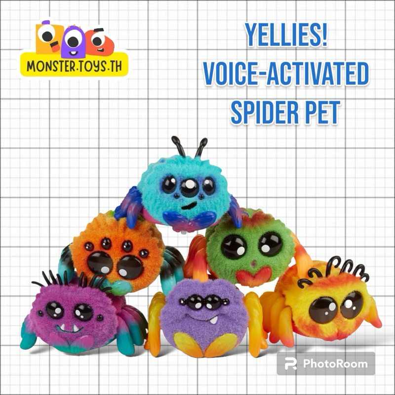 Yellies! Voice-Activated Spider Pet ของเล่นแมงมุม เคลื่อนไหวตามเสียง **มือสอง**