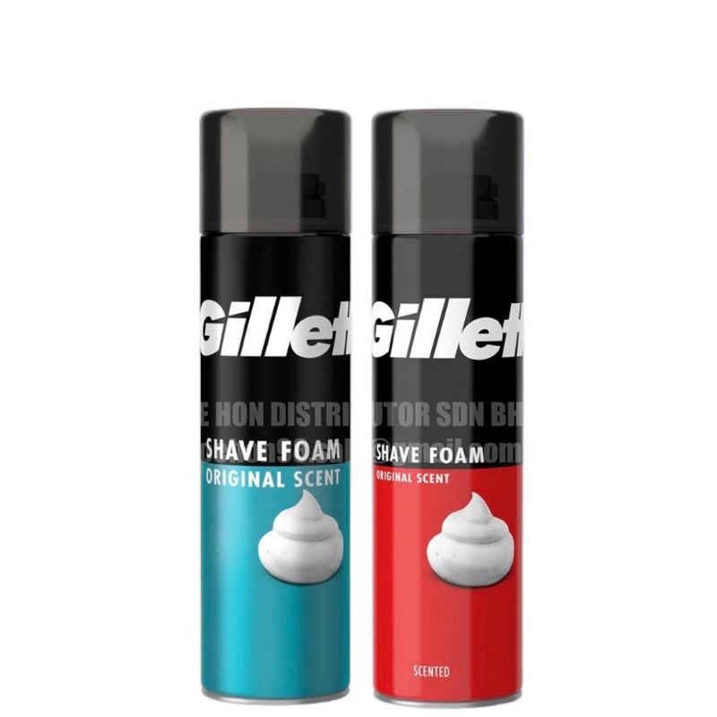 โฟมโกนหนวด ยิลเลตต์ ขนาด 200ml. Gillette Foamy/Shaving Foam
