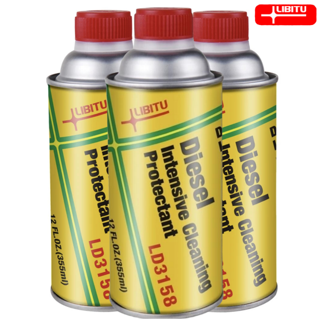 Libitu [สำหรับรถดีเซล] น้ำยาล้างหัวฉีด 355ml น้ำยาล้างหัวฉีดดีเซล น้ำยาล้างและเคลือบหัวฉีด วาล์ว เคร