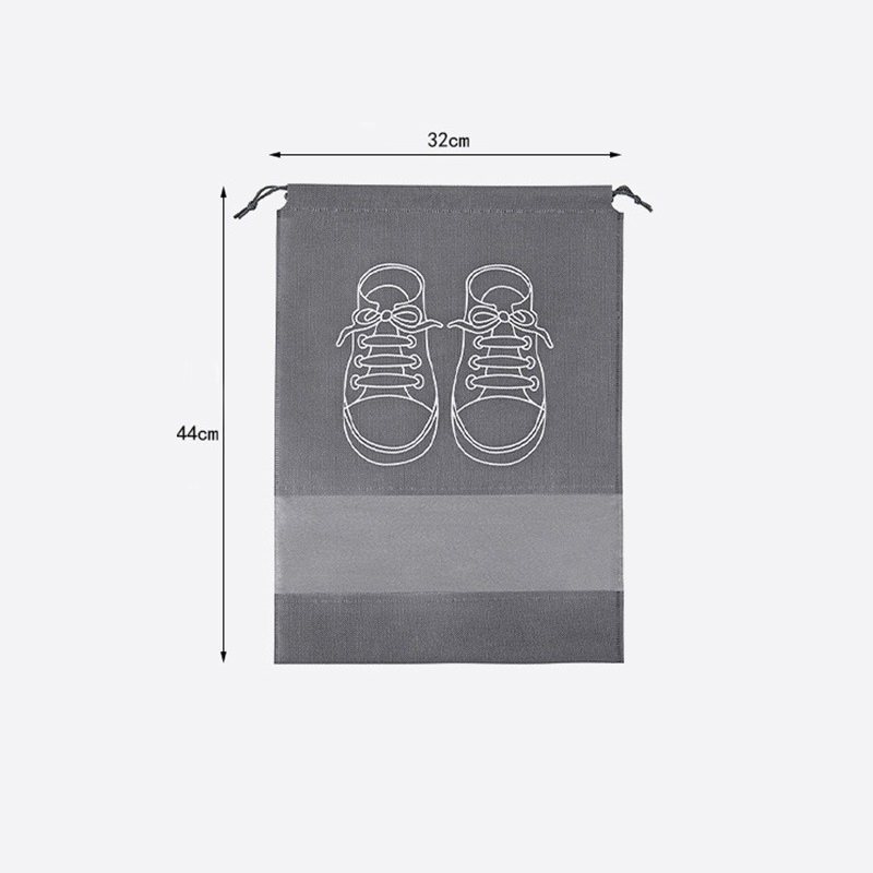 ถุงเก็บรองเท้า ถุงจัดระเบียบ พกพาง่ายสะดวกและเป็นระเบียบ ถุงใส่รองเท้าแบบหูรูด - รูปที่ 7