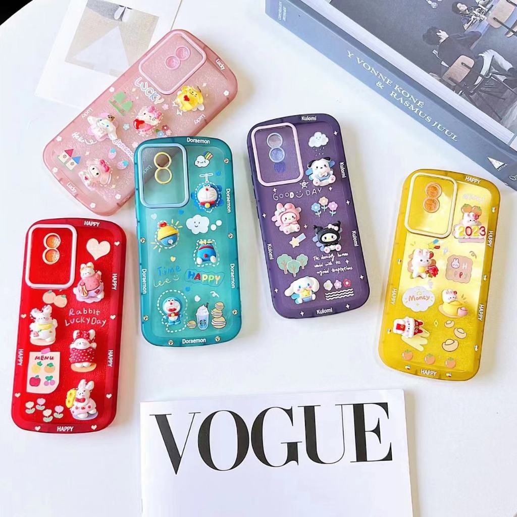 เคสนิ่มนูนลายการ์ตูนนมาใหม่ค่ะสำหรับรุ่นVIVOY21Y21S Y33SY20/Y12A/Y20S/V25 5GY11/Y12/Y15/Y17/Y16/Y15S/Y76Y95/Y93/Y02/Y02S