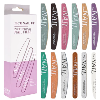 [กล่อง 6 ชิ้น/12ชิ้น] ตะไบเล็บ ตะไบแต่งเล็บ เตรียมหน้าเล็บ Professional Nail File Files Buffer