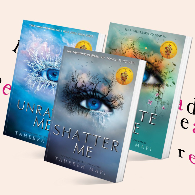 Shatter Me #1 / Unravel Me #2 / Ignite Me #3 by Tahereh Mafi [Shatter Me Series] (หนังสือภาษาอังกฤษ)