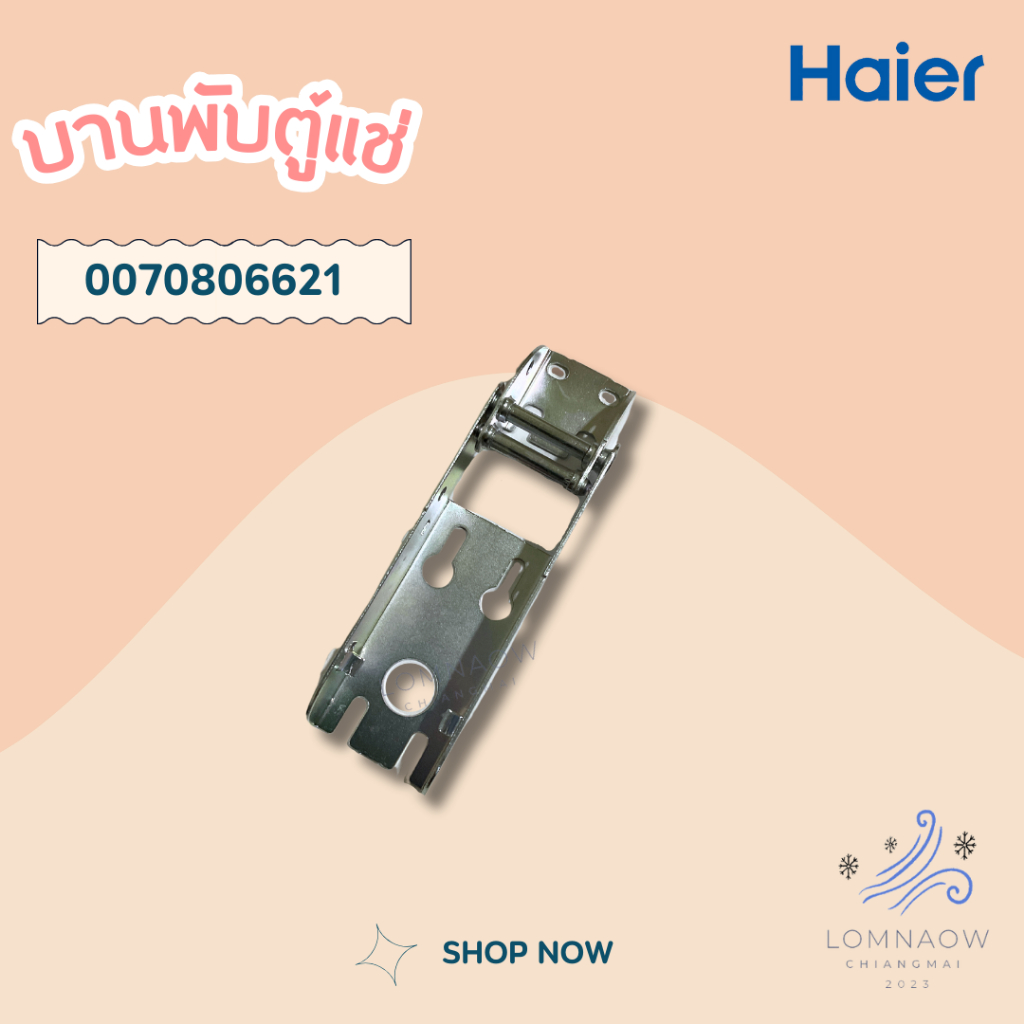 HAIER 0070806621 ของแท้จากศูนย์ บานพับตู้แช่ Haier (Hinge) บานพับตู้แช่ไฮเออร์