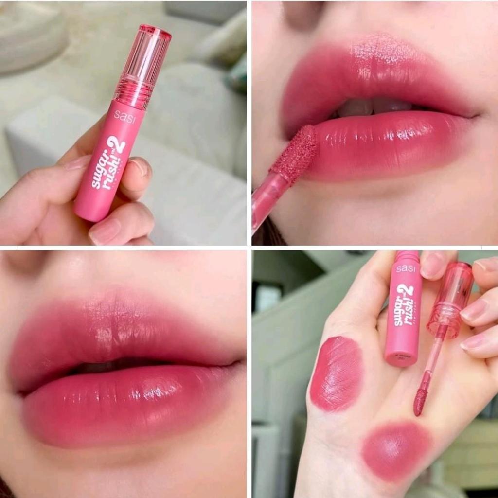 ลิปทินท์ SASI Sugar Rush Lip Tint Vol.2 2g ศศิ ชูการ์ รัช ลิป ทินท์ เนื้อน้ำ สีสวย ชุ่มชื้น - รูปที่ 3