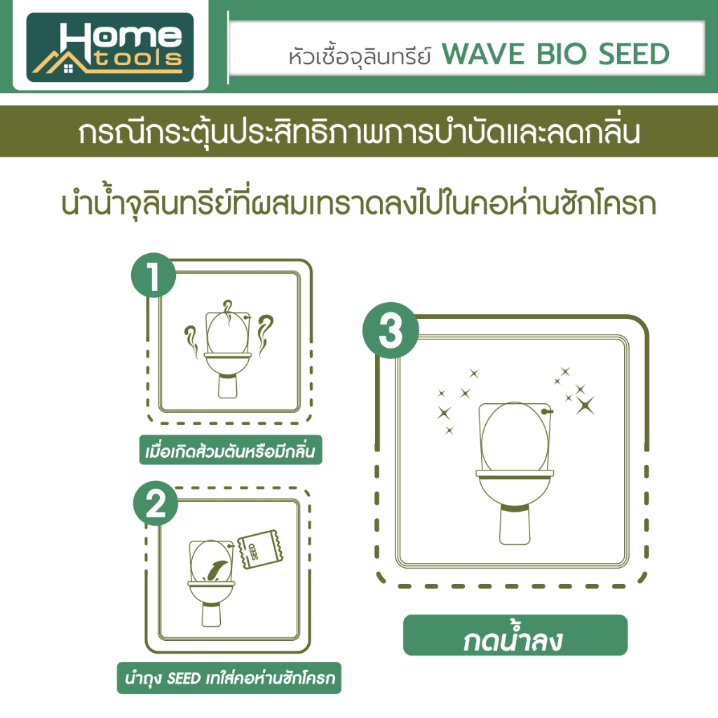(พร้อมส่ง) หัวเชื้อจุลินทรีย์ Wave Bio Seed รูปที่ 8