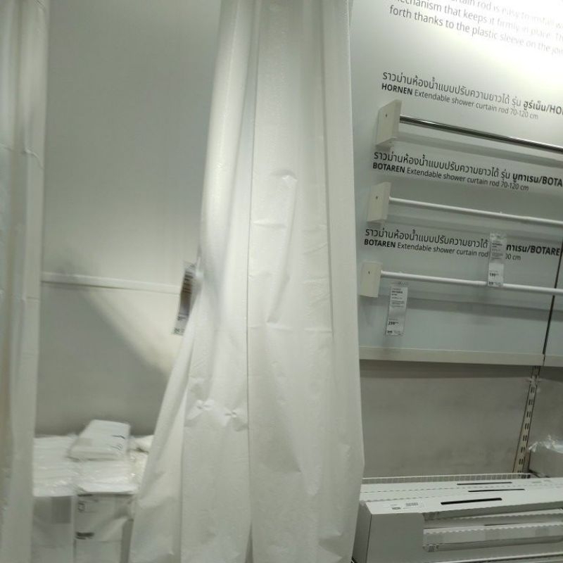 IKEA,แท้,ผ้าม่านห้องน้ำอิเกีย,อีเกีย, ikea รูปที่ 2