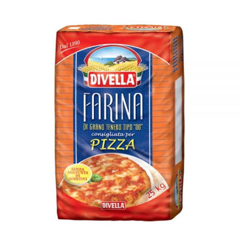 divell farina pizza flour 1kg. แป้งสาลีทำพิซซ่า นำเข้าจากอิตาลี🇮🇹