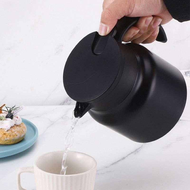 [C061]กาน้ําชาเก็บความร้อน สแตนเลส มี ที่กรอง ขนาดพกพา 800 มล. มีให้เลือก 2สี - รูปที่ 5