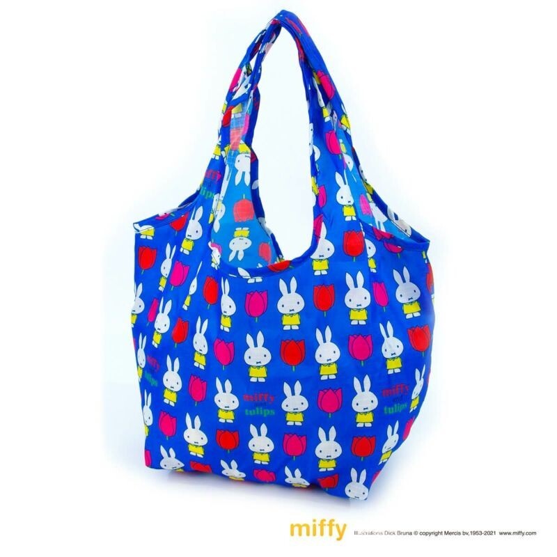 กระเป๋าสะพายข้าง Eco-bag  Miffy eco bag shopping  ยืดยุ่น พับเก็บได้ ถุงช้อปปิ้ง