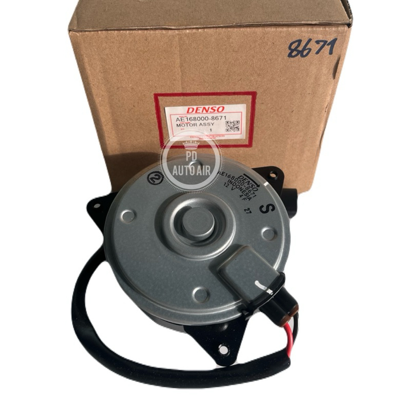 มอเตอร์พัดลม เป่าหม้อน้ำ แท้ Denso แอคครอต G8 เครื่อง 2.4 ปี2008-2012 ฝั่งคนนั่ง 8671 ฮอนด้า Honda A
