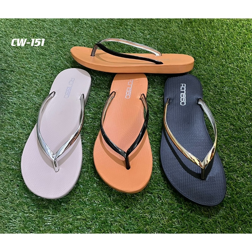 รองเท้าแตะผู้หญิง รองเท้าใส่สบาย ร้านไทยส่งไว CW-151 (แนะนำเวลาสั่งเพิ่ม 1 ไซส์)