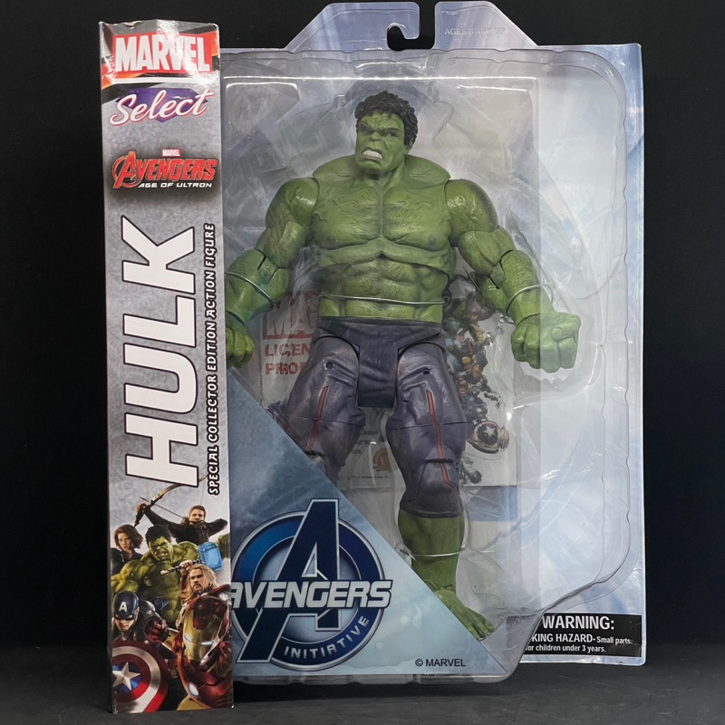 HULK Marvel Diamond Select Age of Ultron Avengers 1/10 Action Figure 25 cm
