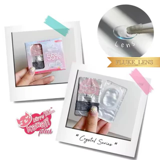 คอนแทค เลนส์ใส พรีเมี่ยม 💧Hydrogel💧 ไม่มีสี ใส่บายตามากๆ กรองแสง Kittykawaii อมน้ำ55% Made in Korea clear