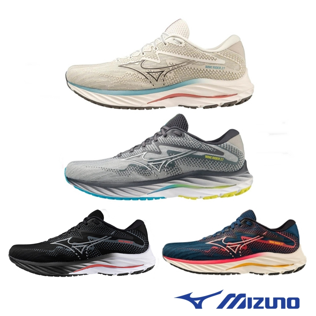 [ลด20% เก็บโค้ด 20XTRA1000] MIZUNO Running Wave Rider 27 รองเท้าวิ่ง รุ่นฮิต มิซูโน่ แท้