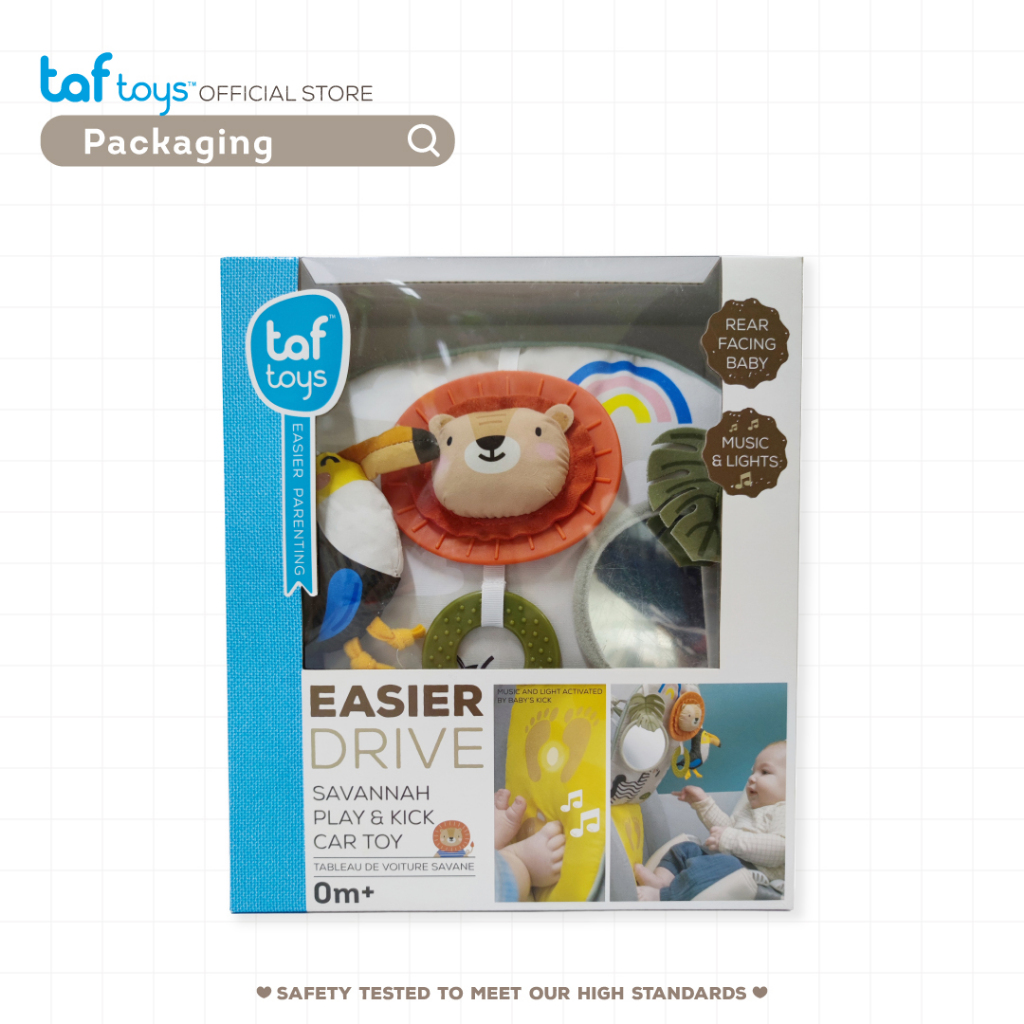 Taf Toys لعبة السيارة Savannah Play & Kick Car Toy لعبة تنموية من عمر 0 أشهر فأكثر صورة 8