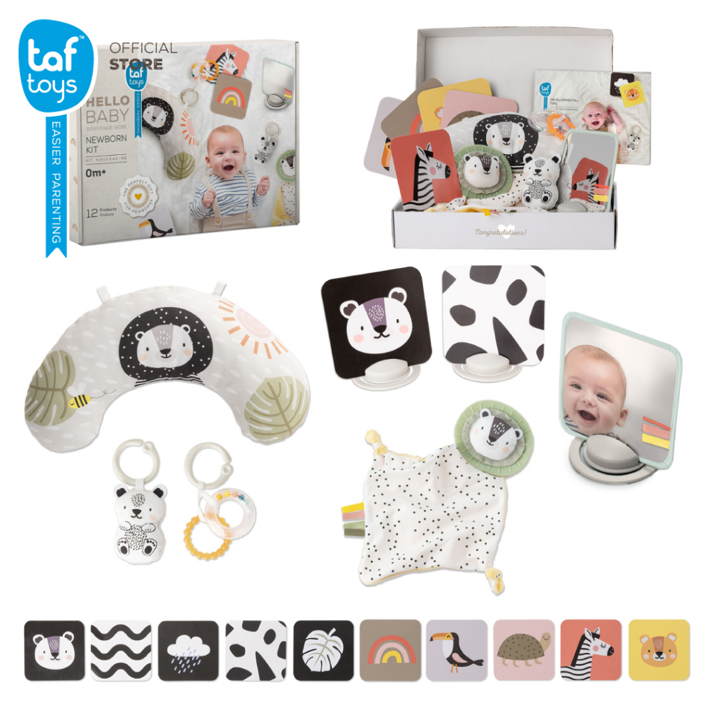 Taf Toys ของขวัญเด็กแรกเกิด Newborn Kit ของเล่นเด็กแรกเกิด ของเล่นเสริมพัฒนาการ 0 เดือน ขึ้นไป