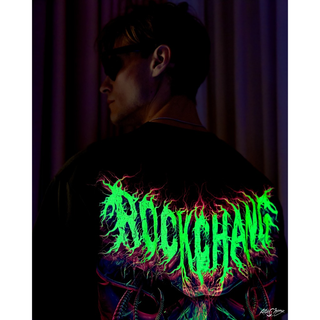 เสื้อยืดสกรีนเรืองแสง ROCK CHANG HD140