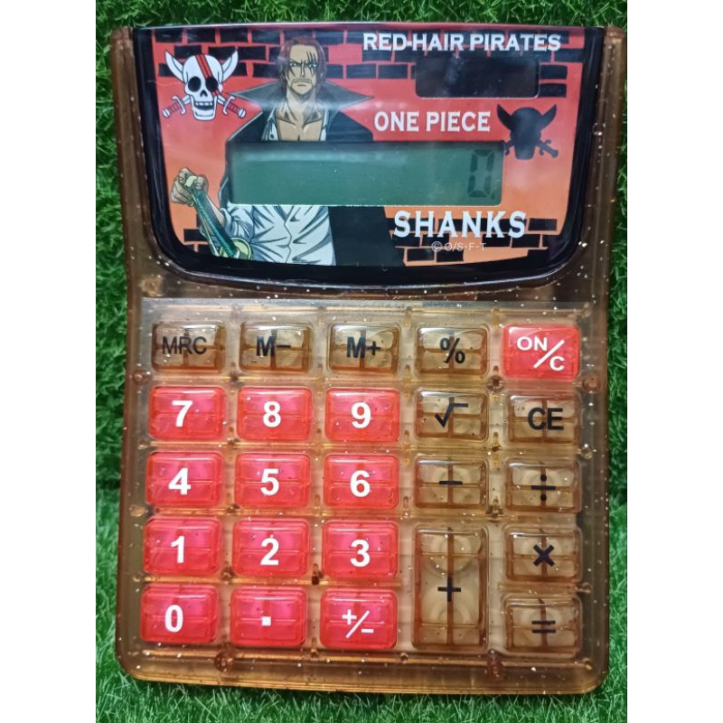 เครื่องคิดเลขSHANKS /Onepiece  Onepiece SHANKS Solar calculator Anime