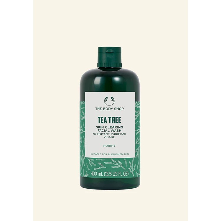 พร้อมส่ง The Body Shop Tea Tree Skin Clearing Facial Wash แพคเกจใหม่